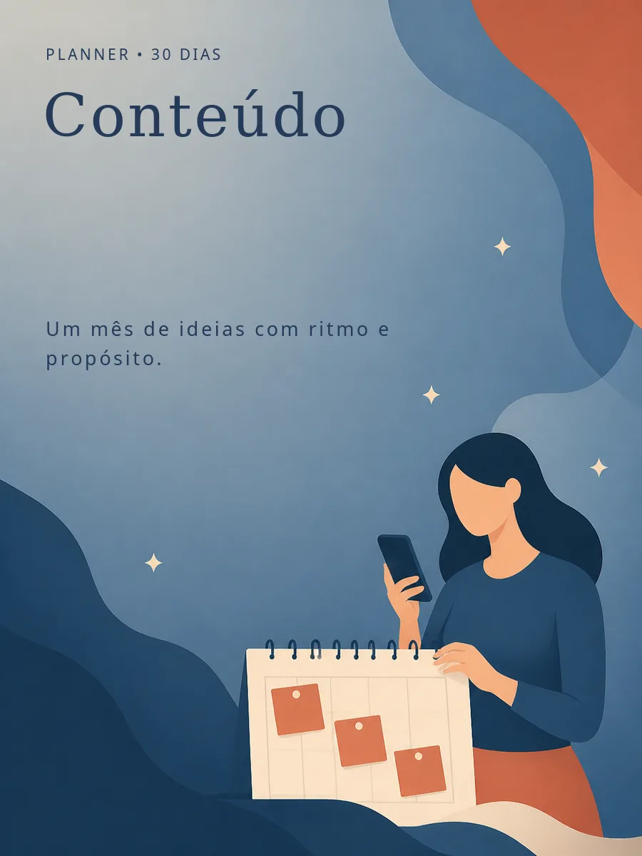 Planner de Conteúdo 30 Dias